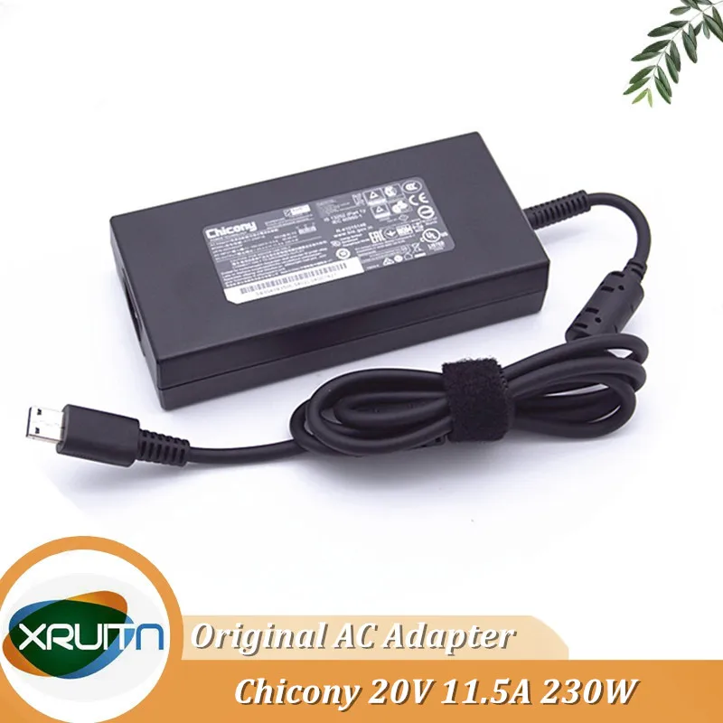 Original For MSI GE66 Raider 10UG/RTX3070 10SGS-058US Laptop Charger AC Adapter Chicony  A17-230P1B 230W 20V 11.5A Power Supply