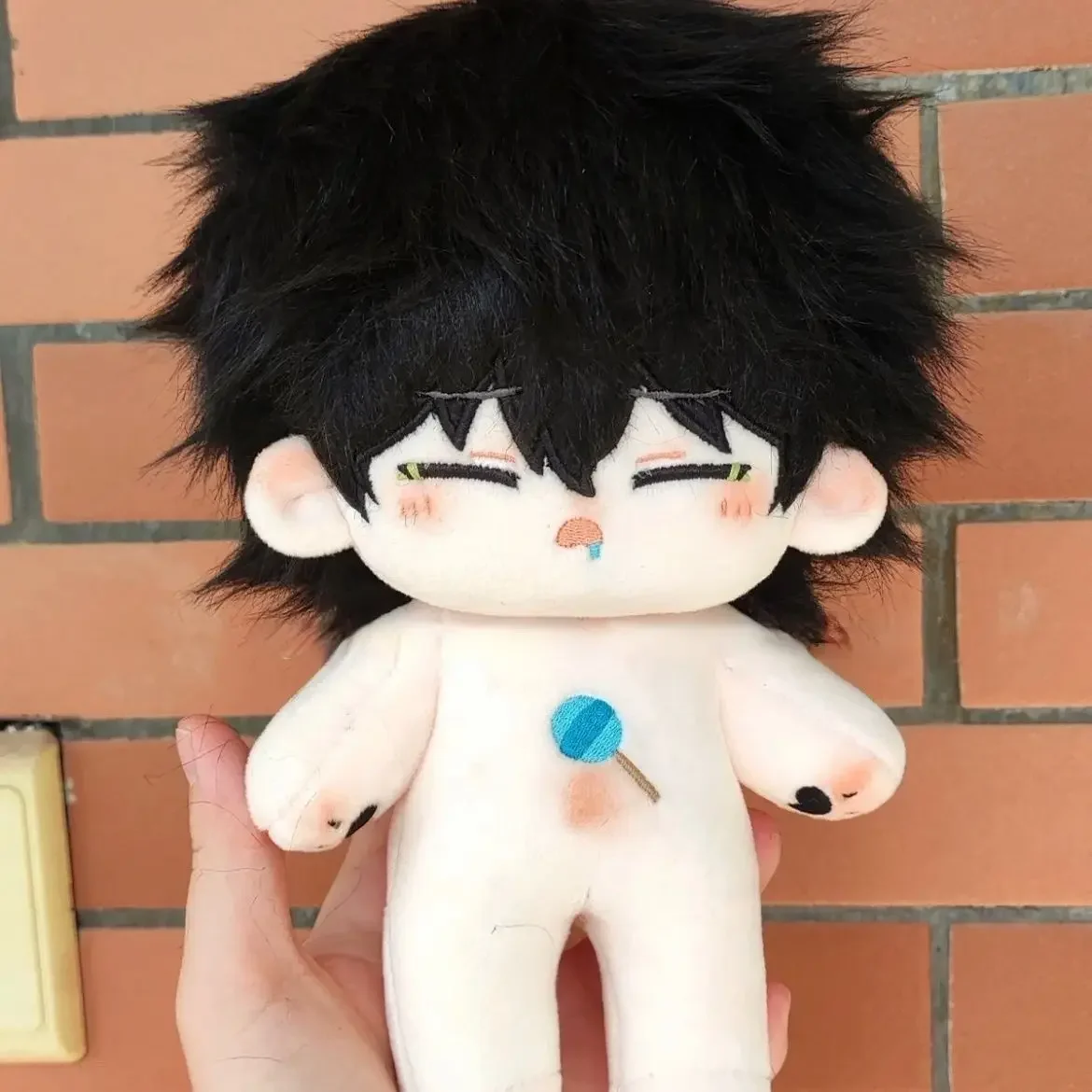 20cm Anime Role Edogawa Handsome Boy Cosplay Plush Doll Stuffed Body Dress UP Clothing Cartoon Cotton Toys Pillow Mascot Gift