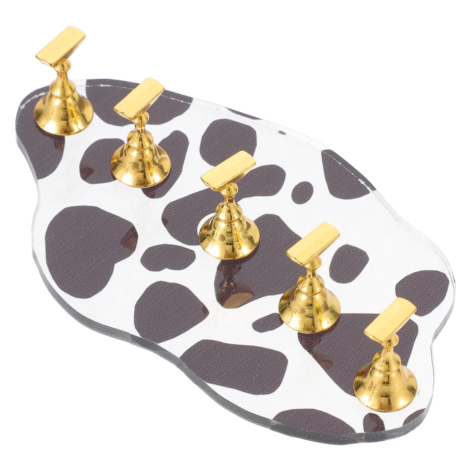 2 مجموعة الفن الممارسة تقف نصائح وهمية حامل اضغط على الأظافر عرض موقف مع قاعدة لصالون مانيكير اللوحة عرض التخزين #3