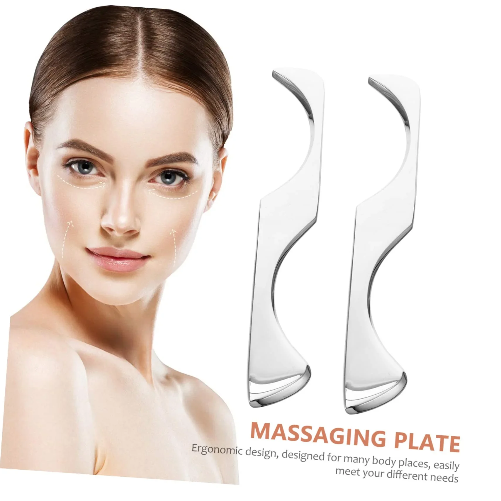 

Ergonomic Face Scraper Tool Massage Plate Scraper for Full Body Myofascial Muscle Tools