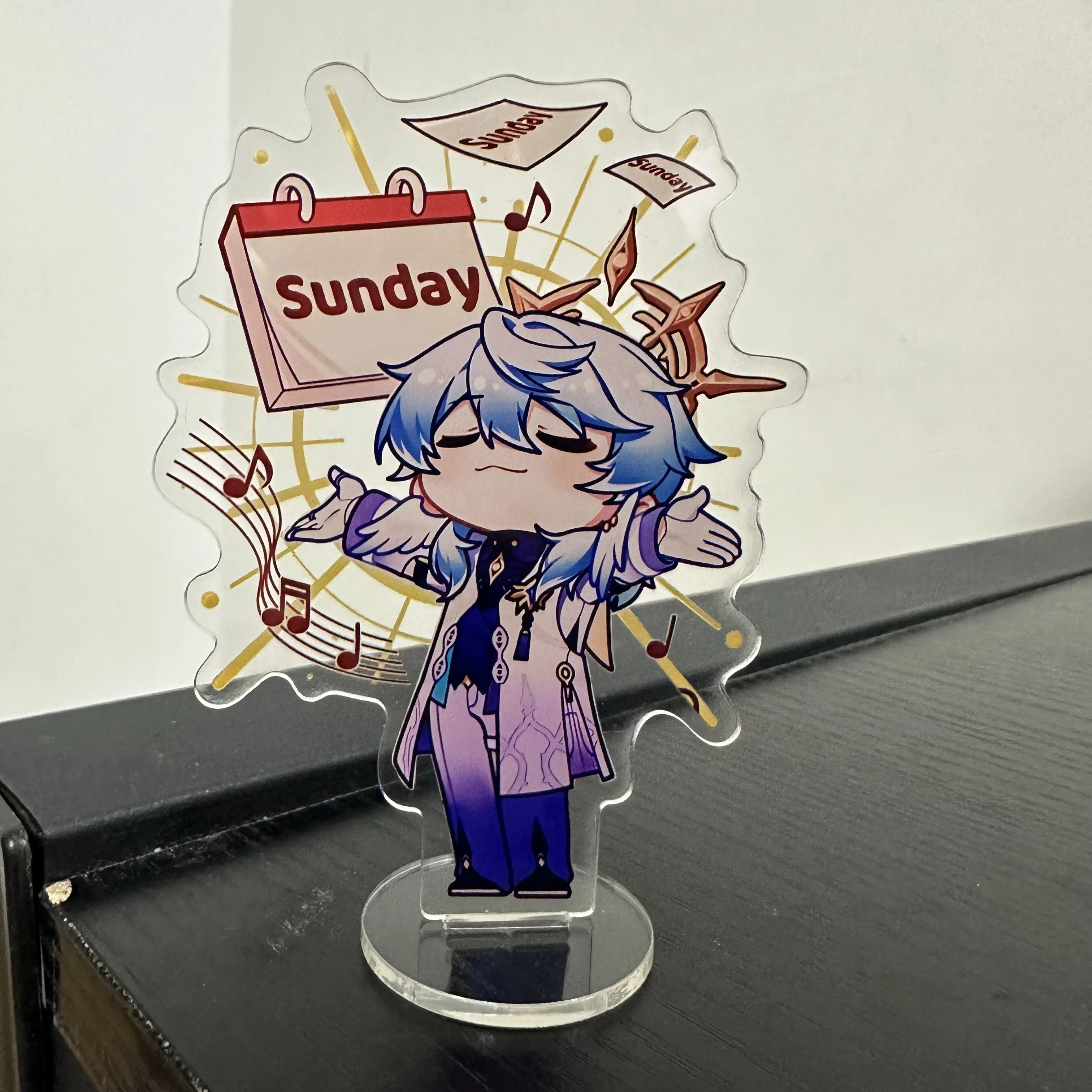 10CM Hot Game Honkai: Star Rail Figures Sunday Cosplay Acrylic Stand Model Plate Desk Decor Standing Sign Fans Christmas Gifts