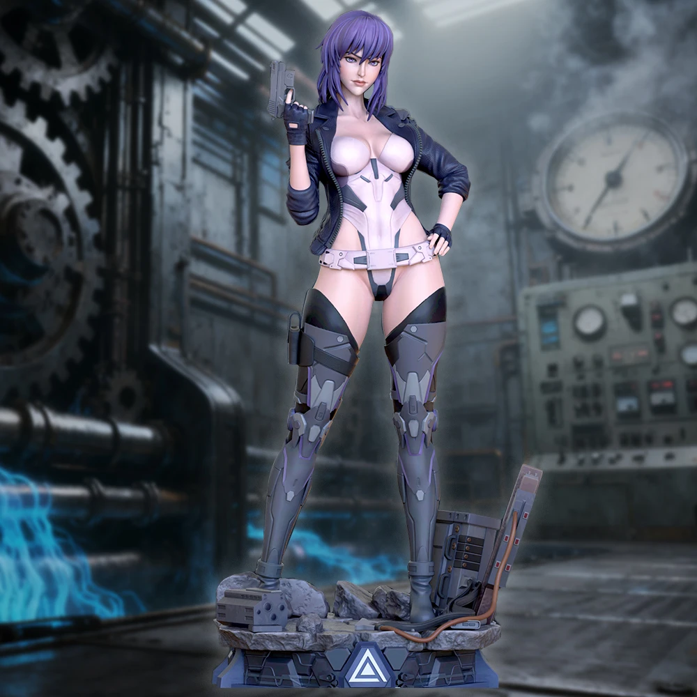 

1:18 High-Detail Lirael Cyborgent Anime Figures | 3D Resin Miniature | Unpainted Sci-Fi Agent Style Model Kit (A1094)