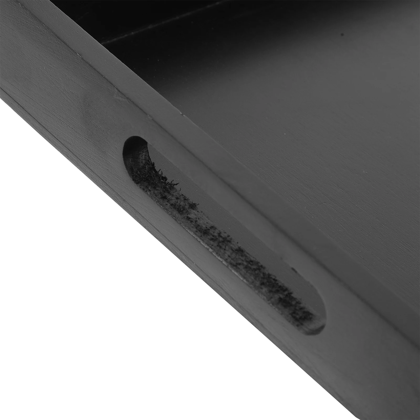 

Large Wooden Serving Tray Perfect for Tea Time Snack Display Bread Fruit Platter Simple Elegant Design Fits Modern Home Kitchen