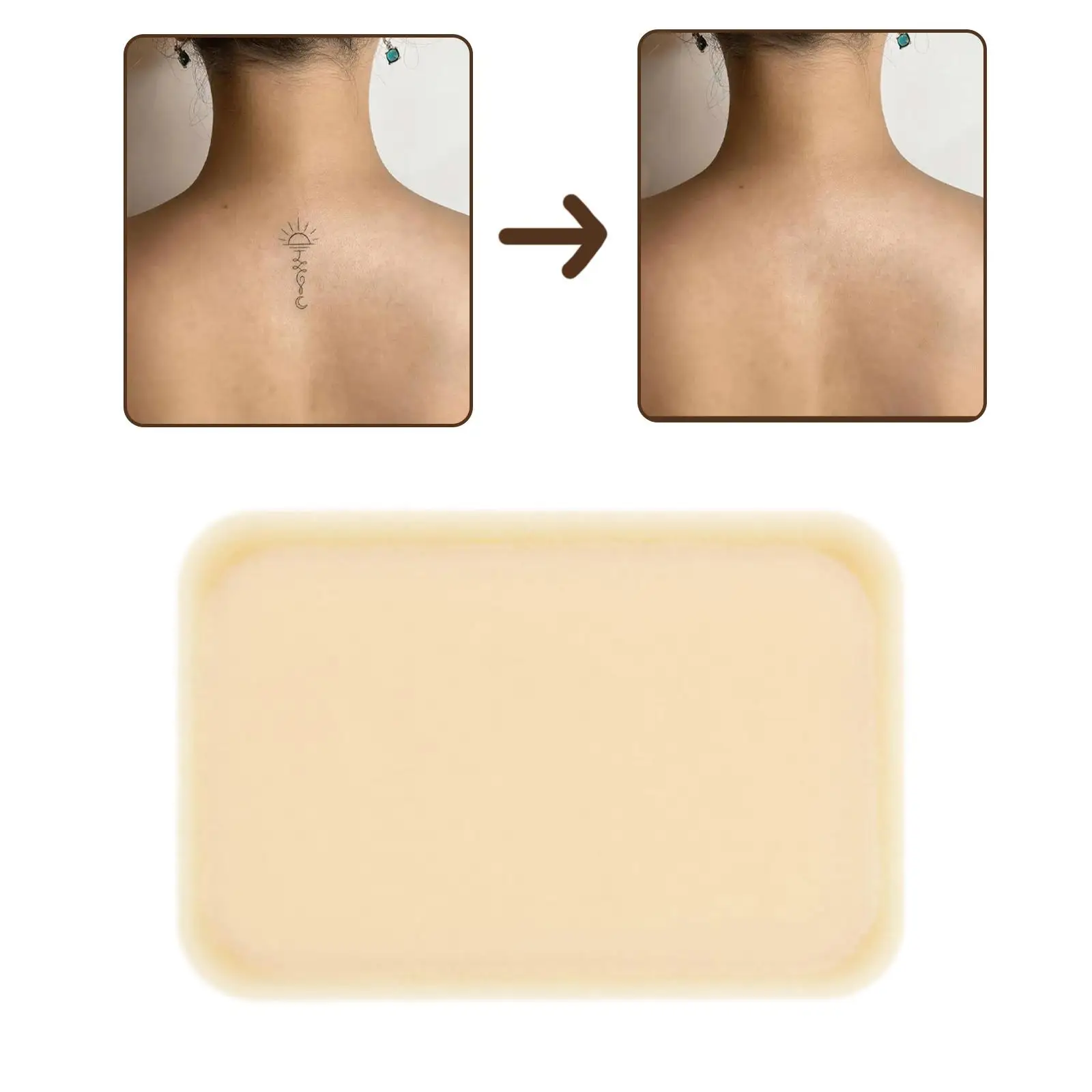 Cover Sticker Patch Pet Quickly Removes Scars Portable Flaw Concealing Tape for Scars Surgeries Birthmark Burns Unisex
