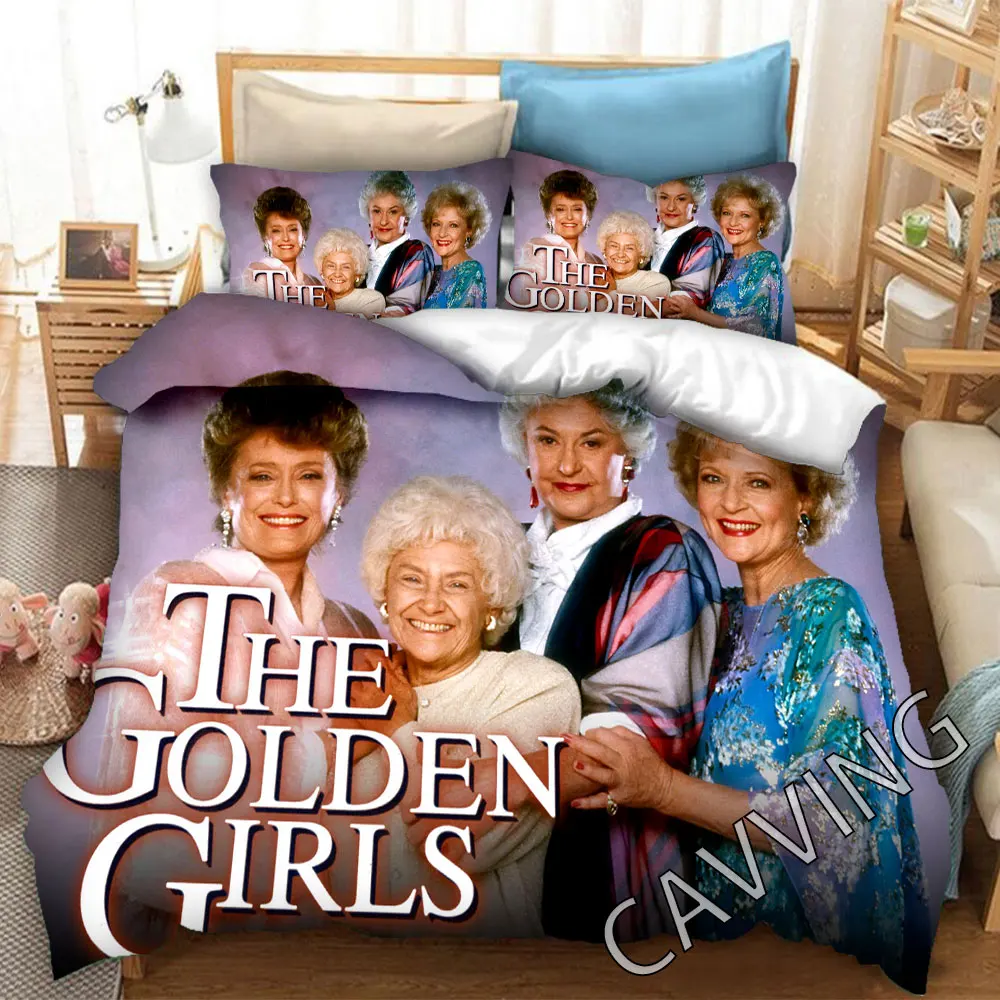 THE GOLDEN GIRL 3D Printed Bedding Set Duvet Covers & Pillow Cases Comforter Quilt Cover (US/EU/AU Sizes)