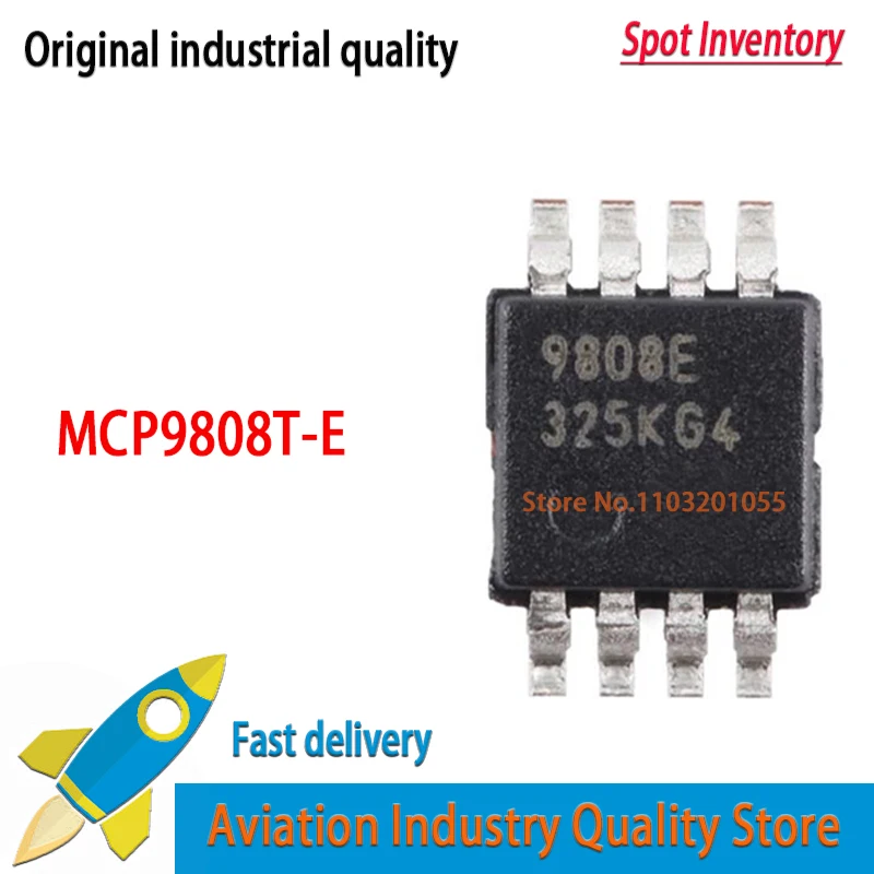 

5pcs/lot MCP9808T-E/MS MCP9808 MCP9808T 9808E MSOP-8 Brand new in stock