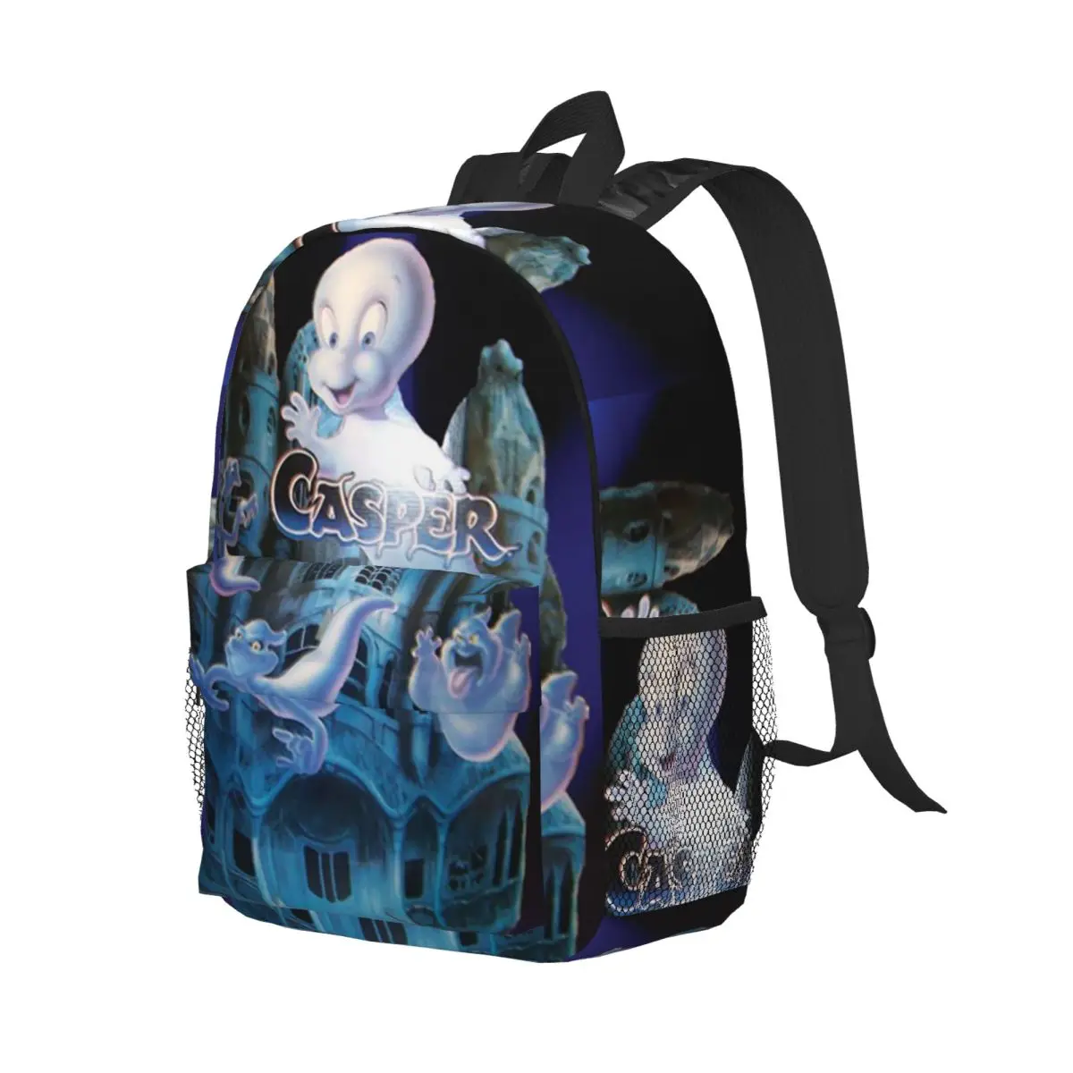 

Рюкзак Friendly Ghost Casper, студенческая сумка для книг для мальчиков и девочек, детская школьная сумка, компьютерные сумки на плечо для мужчин и женщин