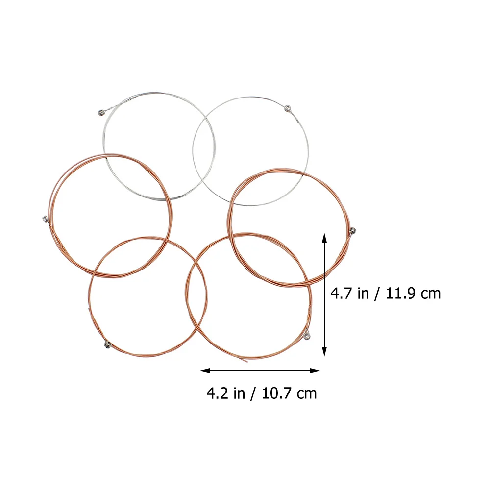 

6pcs Steel Smooth Acoustic Classical Accessory Guitar Acoustic Strings Strings Guitar Accessories