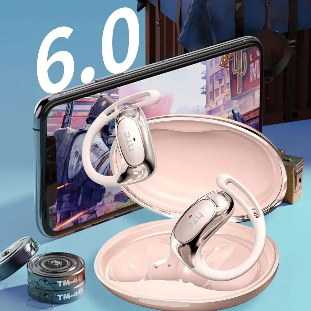 Htc Ne35 Bluetooth V6.0 Over-The-Ear Bluetooth-headset Ows Sportheadset Comfortabele ultralichte draadloze headsetmicrofoon