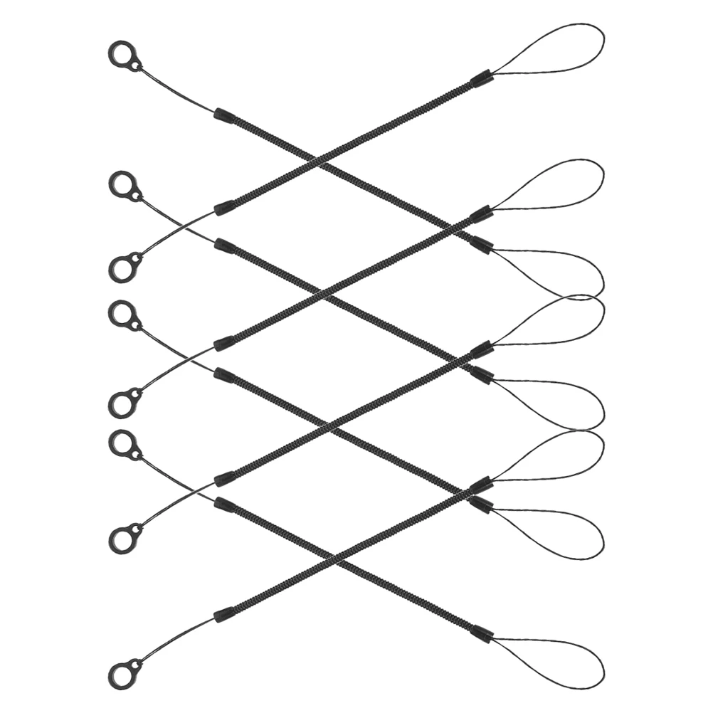 

8 pcs Stylus Fixing Rope Elastic Spring Cord Retractable Pen Lanyard Wrist Strap Coiled Tether for Touch Pens Secure Fastening