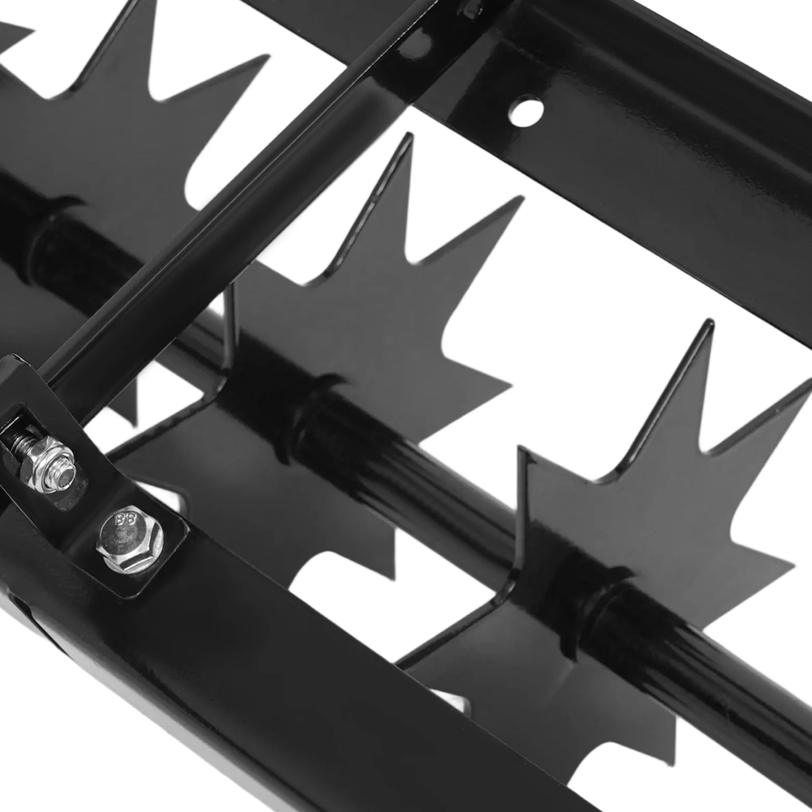 8-Spikes-Rasenbelüfter, manueller Rasenbelüfter zum Anhängen, Stanzwerkzeug für Gartenrasen, Eisen, 78,5 cm – Detail 8