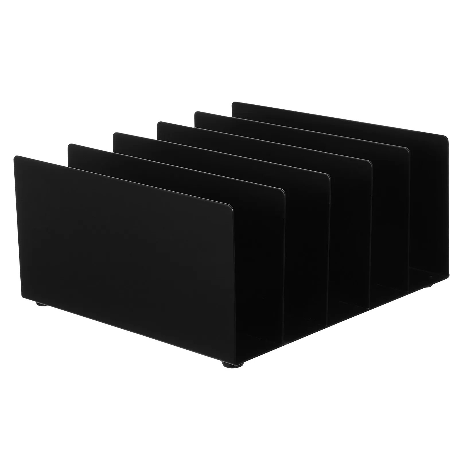 

Black Metal Mail Holder Multi-Function Desktop Document Organizer Letter File Stand Office Home Desk Storage Metal Mail Holder