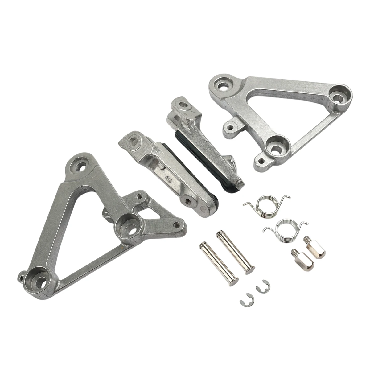 Motorcycle Driver Footpegs Pegs Bracket Set For HONDA CBR400 NC23 1988-1989 Motorcycle Accessories
