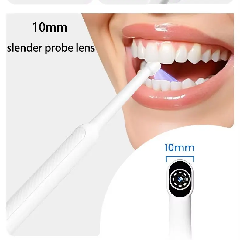 HD Visual Oral Camera Dental Mirror WiFi Handheld Endoscope 8LEDs for iPhone Android Dental Inspection/Gum Inspection
