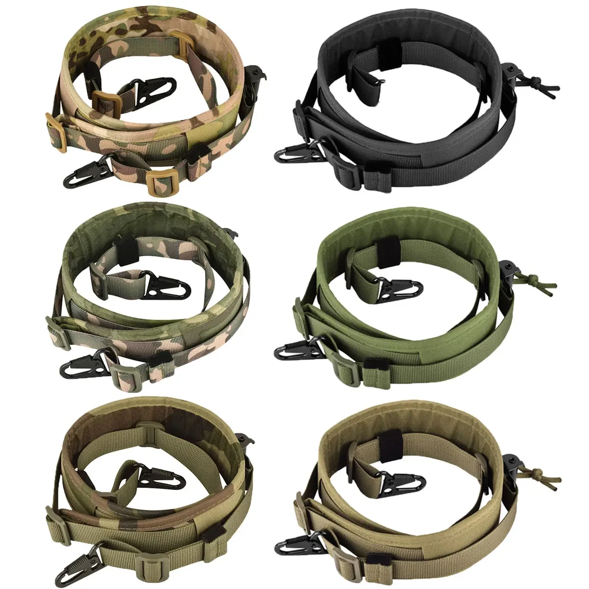 

Tactical Rifle Strap 2 Point Sling Shotgun Belt Quick Adjustable Gun Sling Padded Shooting Shoulder Straps Hunting Accessories