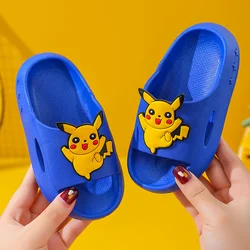 Cartoon Pikachu Children's Boys Summer Thick Sole Feeling Babies Cool grils child Slippers kids shoes