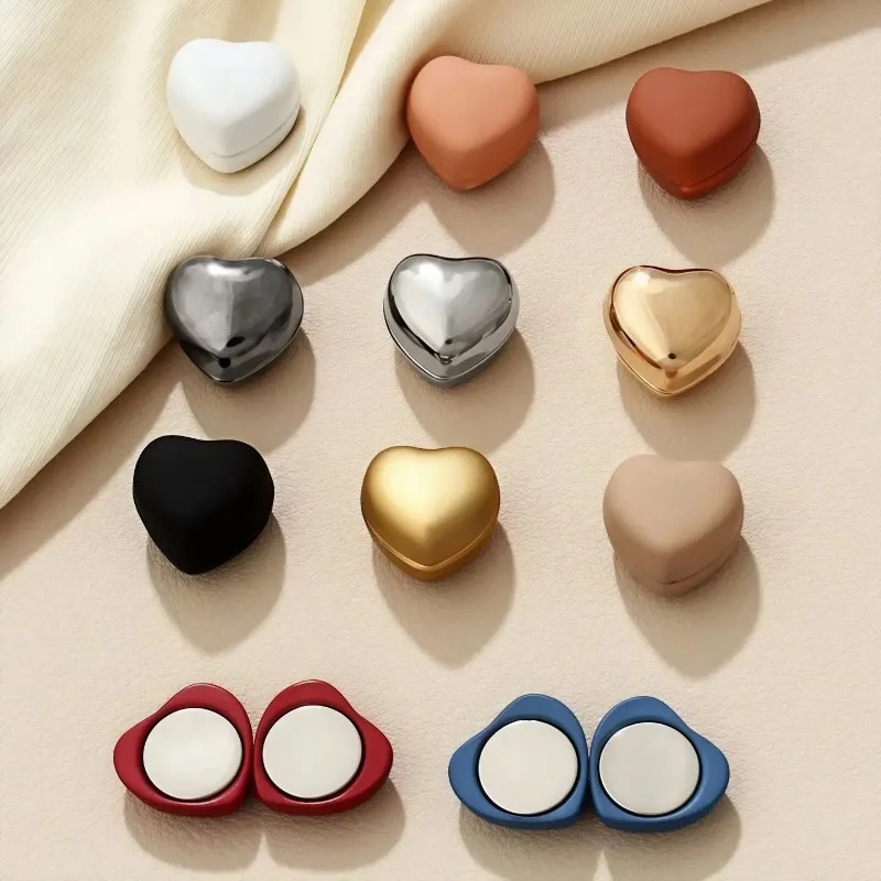 50-1pairs New Metal Magnetic Snap Fasteners Clasps Buttons for Handbag Purse Wallet Clothes Bag DIY Craft Sewing Accessories