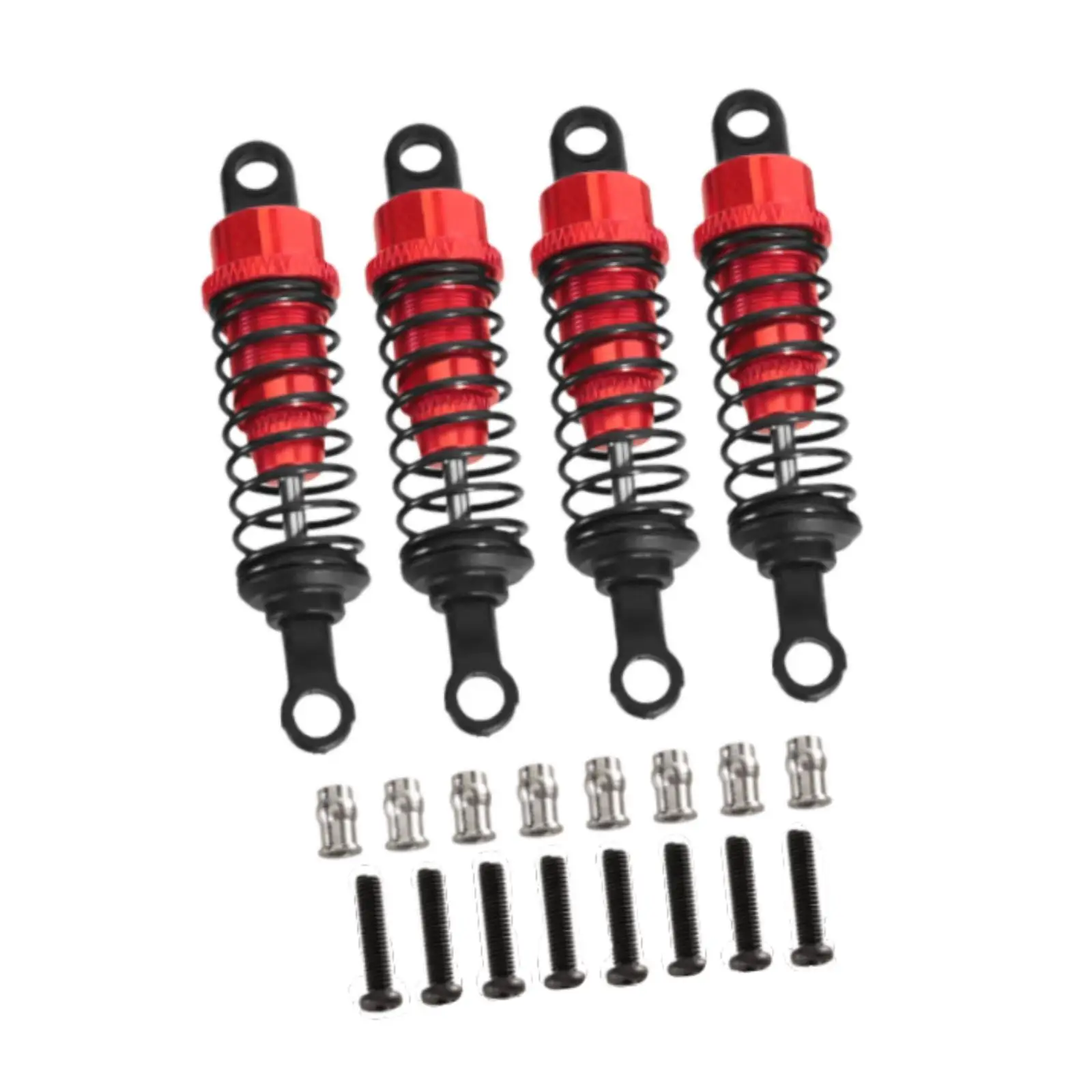 RC Vehicle Oiled Shocks 55mm Hole to Hole Metal Damper Set for 1/12 1/16 Scale Car Upgrade Shock Absorbers MN98 MN78