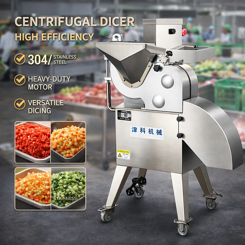 

Industrial Centrifugal Dicing Machine Automatic Centrifugal Dicing Machine for Vegetable & Fruit Potato Onion Eggplant Dicer