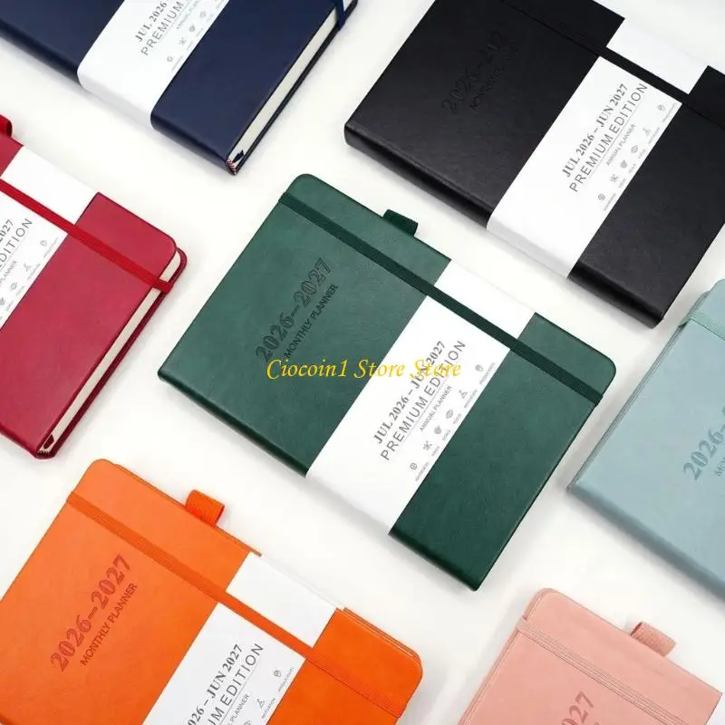 A3PC 2026-2027 PU Daily Planner Elastic Band Closure Academic Journal for Planning