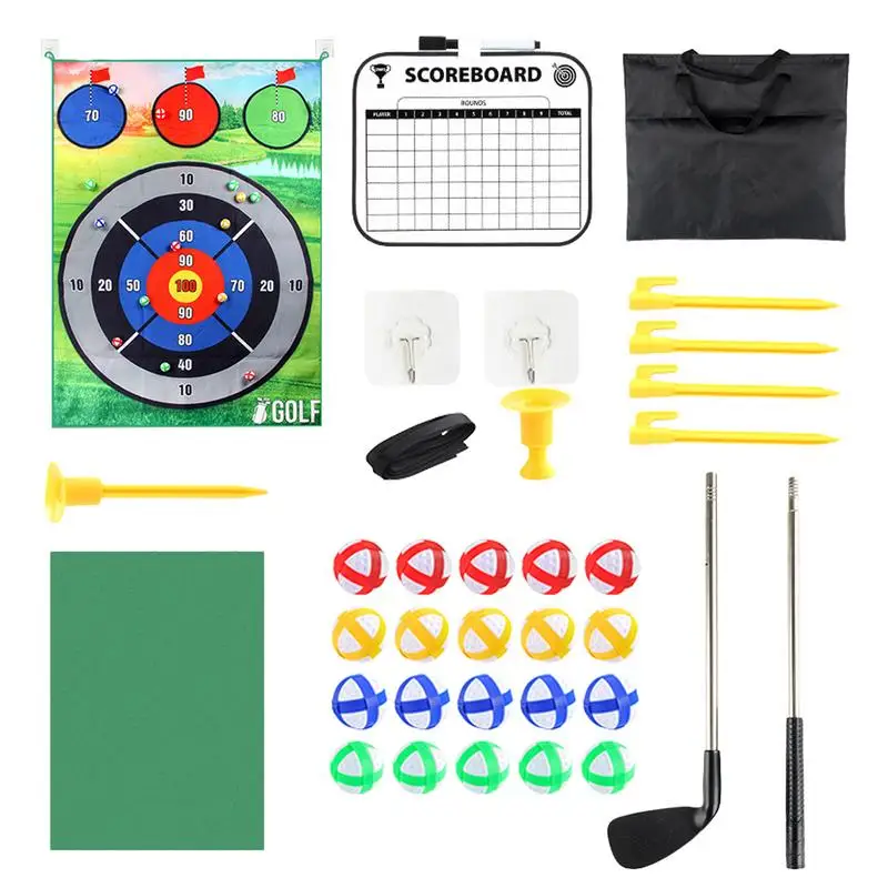 

Kids Golf Chipping Game Mat Dart Practice Hitting Mats Golf Chipping Game Mat Golf Score Darts Game Mat Indoor Outdoor Backyard