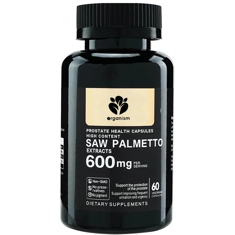 Ultra High Content Saw Palmetto Prostate Support Complex, 60 Capsules, with Vitamin B1 and B12