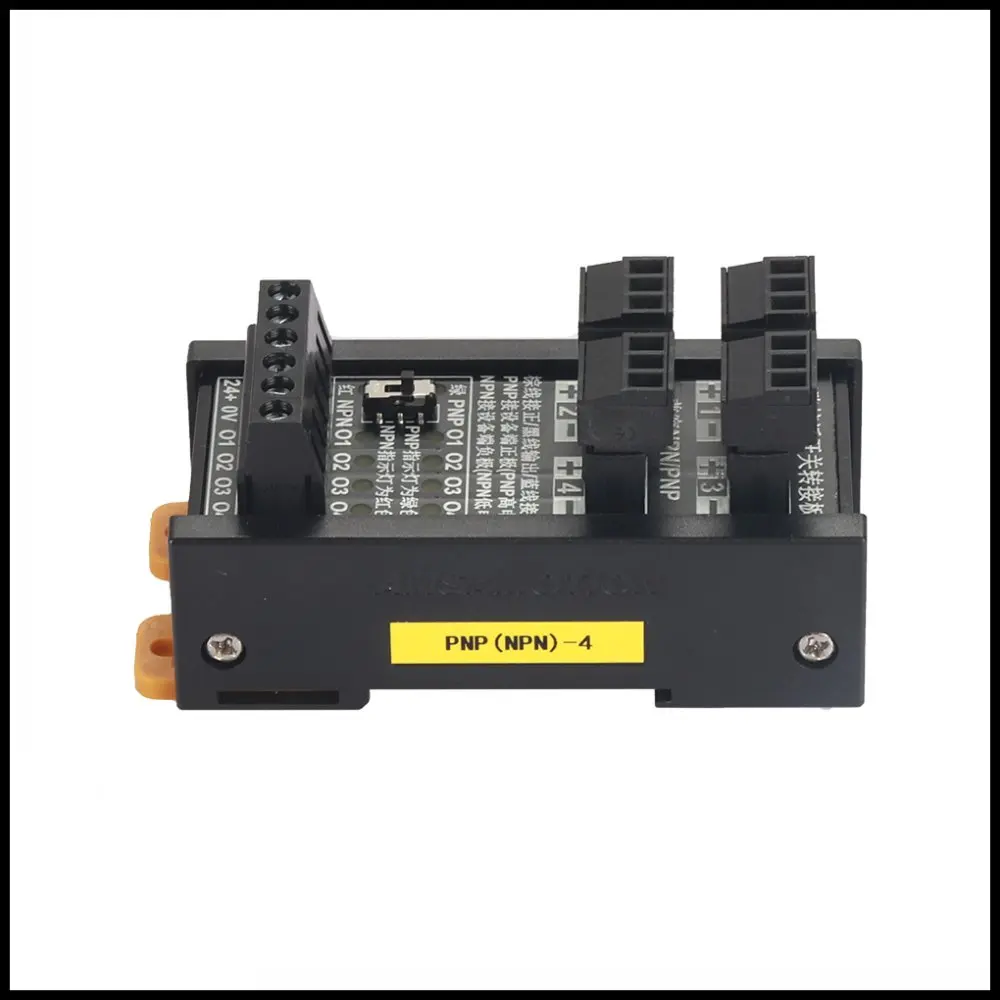 CNC 4-Way Proximity Switch Sensor Terminal Block 2 3 Wire NPN/PNP DIN Rail PLC Input Module Photoelectric Conversion Board PLC