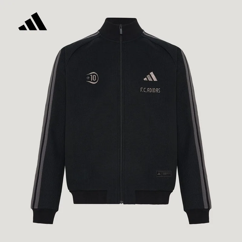 Adidas Adidas Top Men's Autumn Casual Tiro Football Knitted Waffle Jacket Jacket KX2855