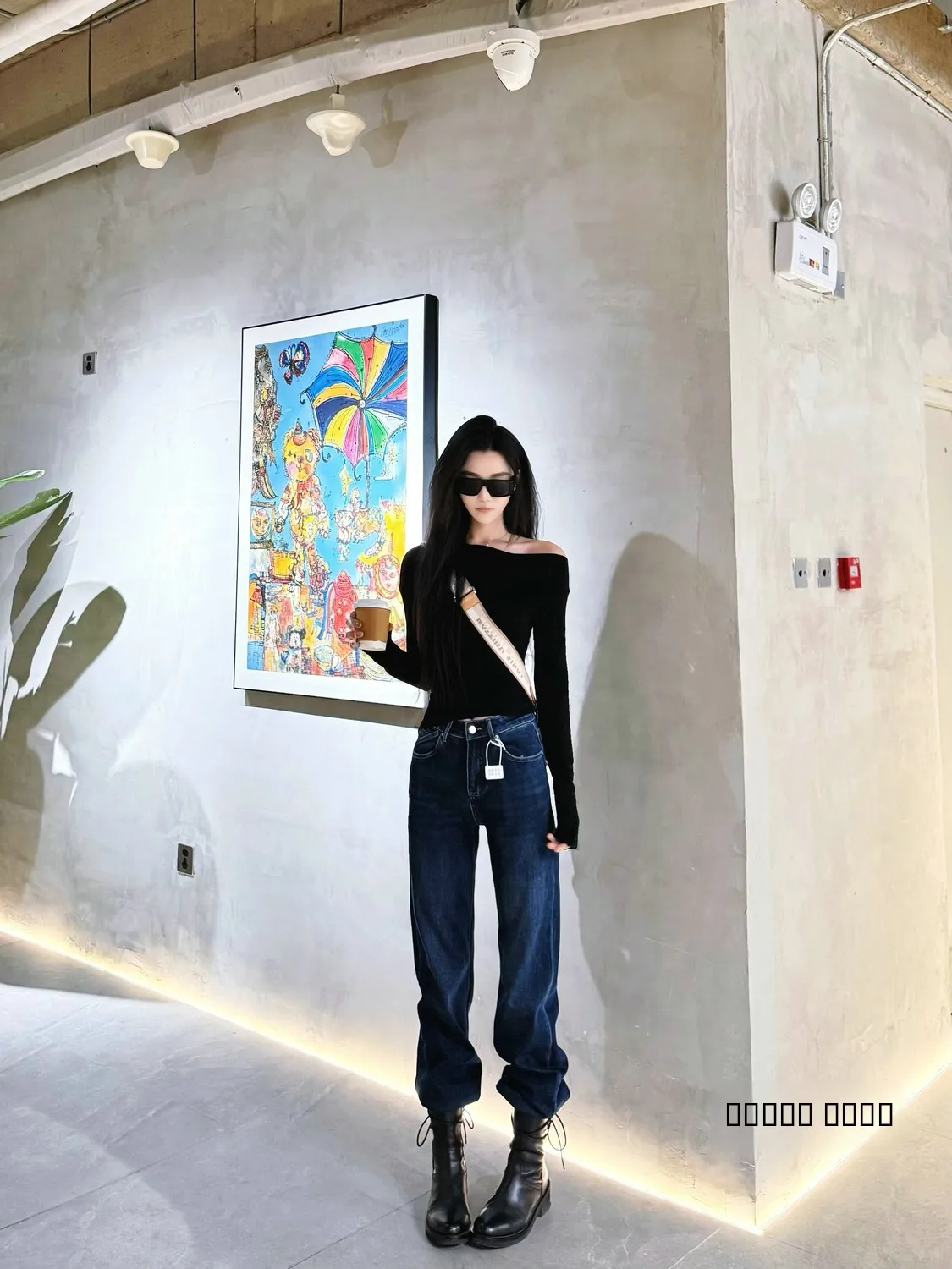 

High Waist Women's Jeans Blue Waed Four Way Stretch Retro High Waist Slimming Leg Lengthened 's Home Casual Faion