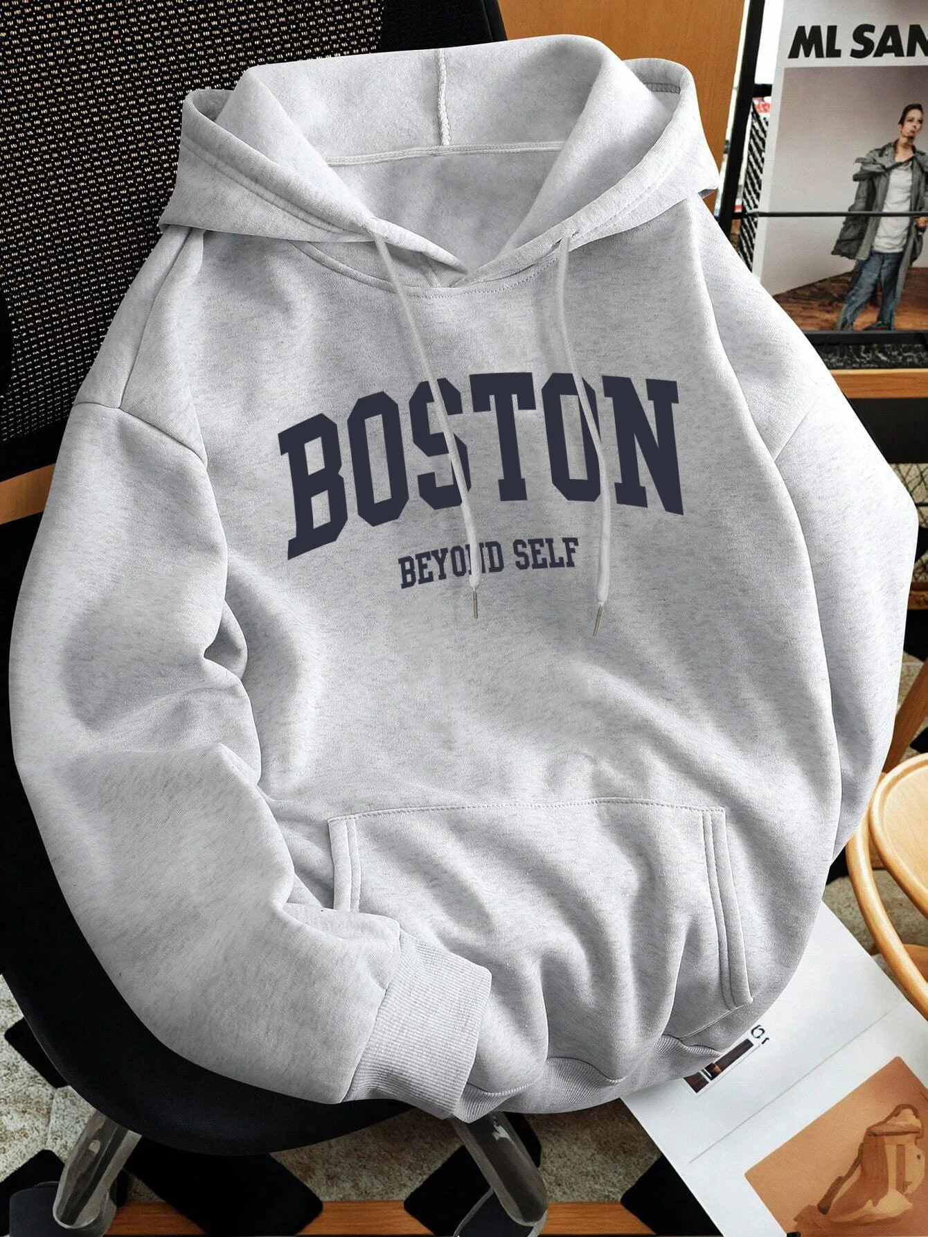 Unisex 2026 Frühling Herbst Grafik-Print Hoodie Pullover Dünner Lockerer Vielseitiger Lässiger Sweatshirt, Mehrere Farben Verfügbar – Detail 2