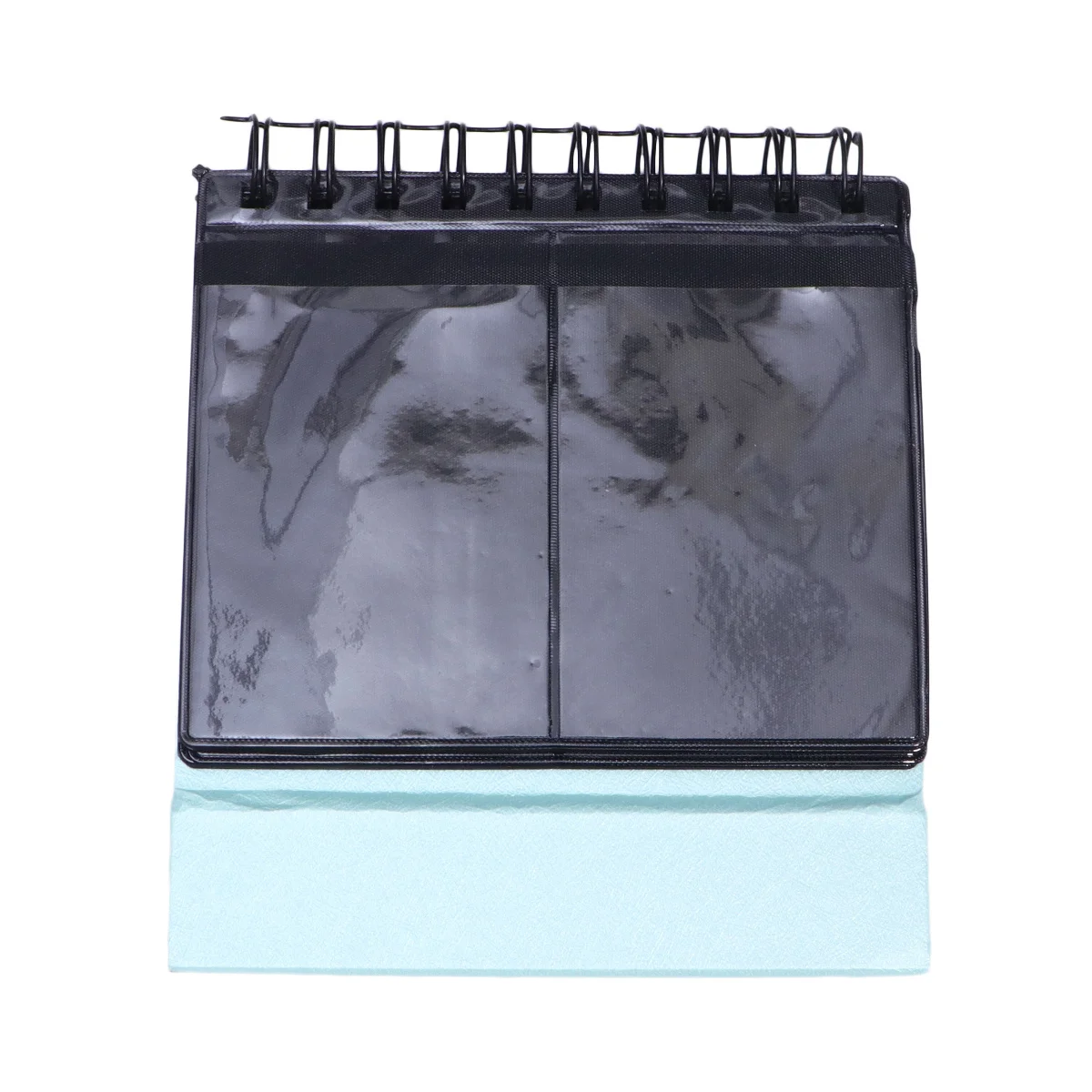 

Brand Holder Photo Album Calendar Style Art Stand Desk Memory Album For Wedding Travel Anniversary Gifts Sky-Blue