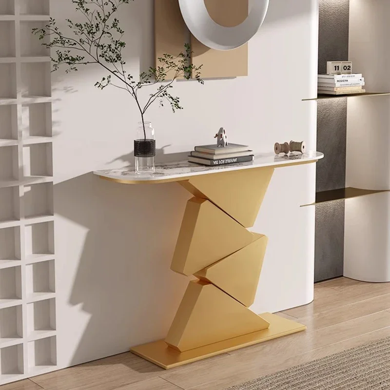 French Luxury Console Table Elegant Beauty Trendy Design Console Table Living Room Entrance Stoliki Do Salonu Hallway Furniture