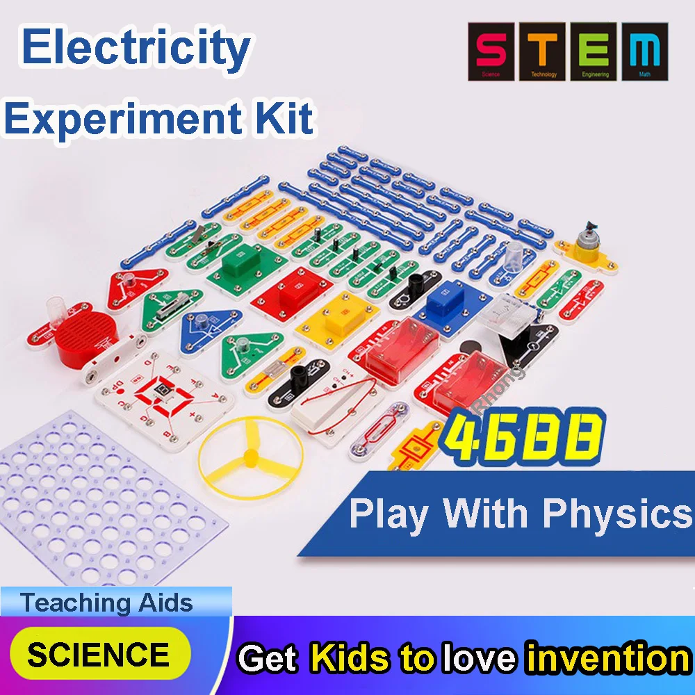 Circuit Electronic Exploration Toys for Kids tecnología Physic Education Learning Children Stem Toys Gifts Science Kits For Kids