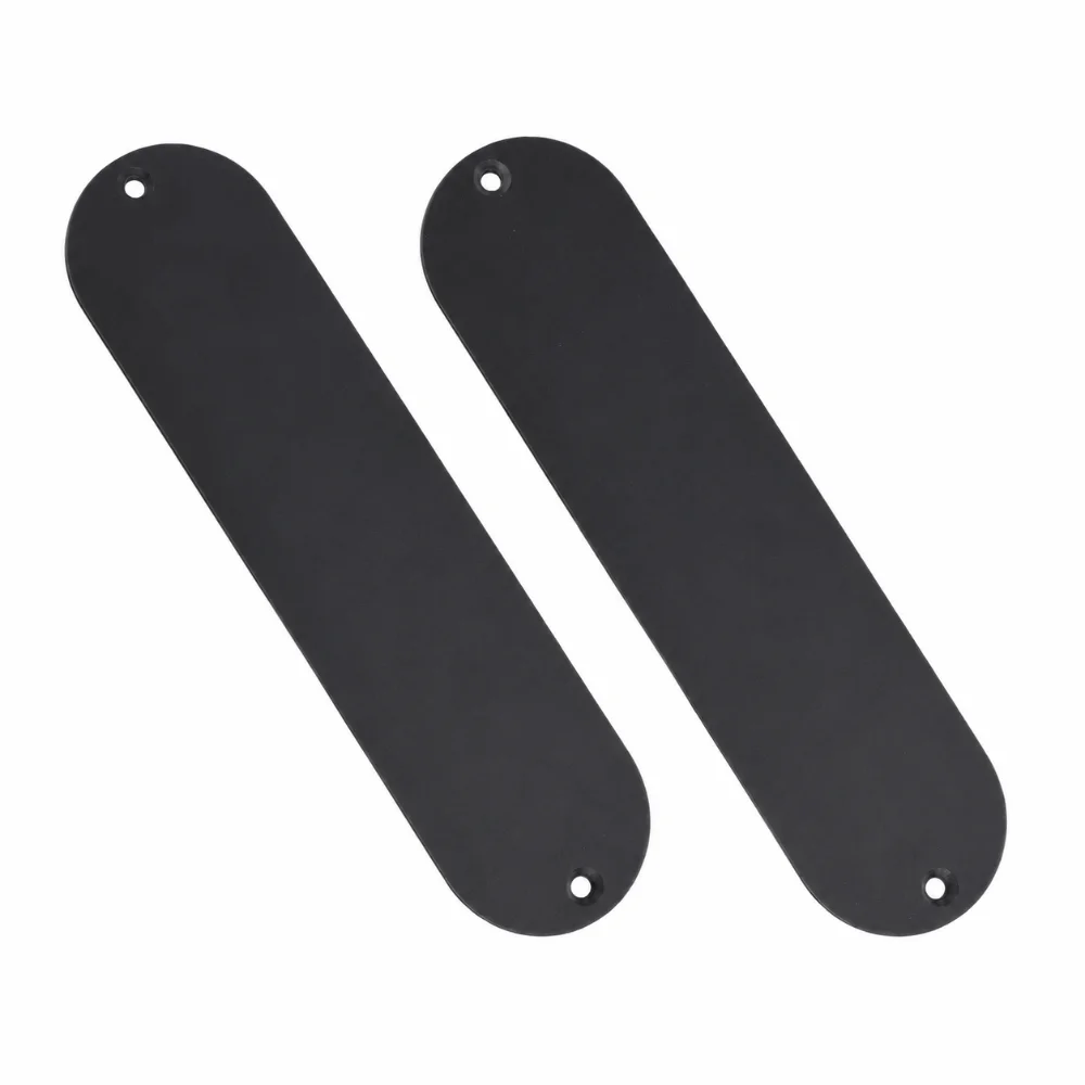 2PCS Polymer material Material Blank Back Plate 2 Hole Style Black Guitar Back Cover Instrument Accessories Electric Guitar