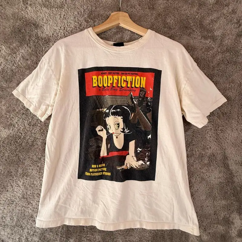 Betty Boop Boopfiction Pulp Fiction Parody Graphic Tee T Shirt S Pull & Bear