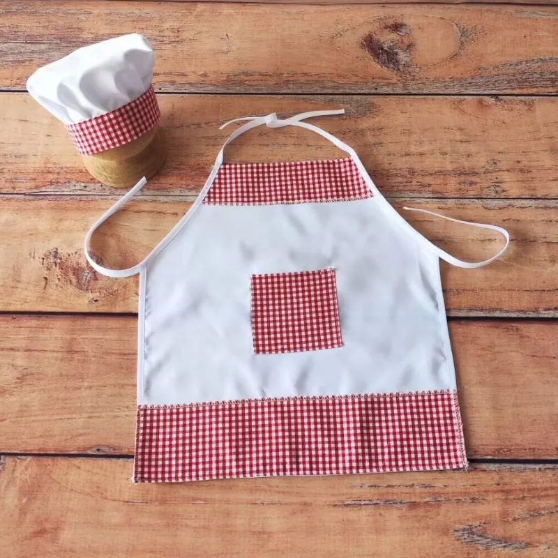 Baby Chef Photo Props Costume Baby Baker Hat and Apron Photography Props Set Baby Girl Clothes  Baby Boy Clothes