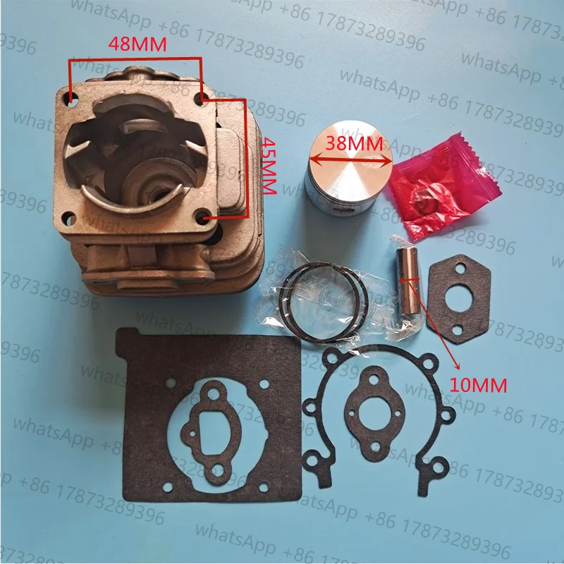 

Cylinder Piston Kit 38mm For Oleo Mac Sparta 37 370 38 380 381 EFCO 8370T 8371T 8731S DS3500T DS3800S DS3800T Stark 37IC 38 3800
