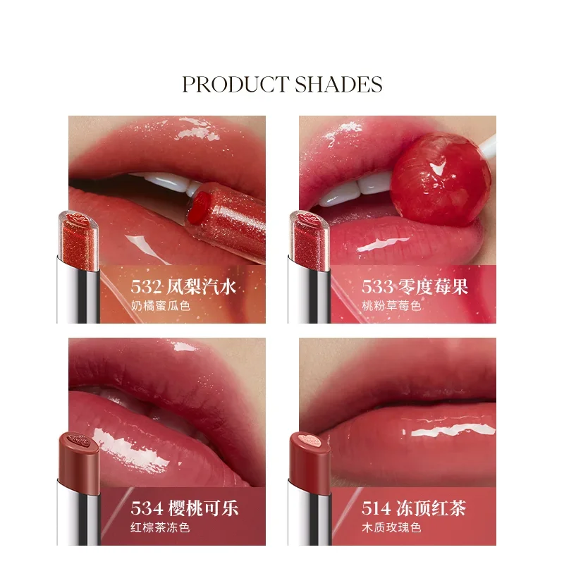 Joocyee Gem Sandwich Crystal Lipstick Make-up Koreaanse dierproefvrije vitamine getinte lippenbalsem Langdurige natuurlijke glanzende afwerking