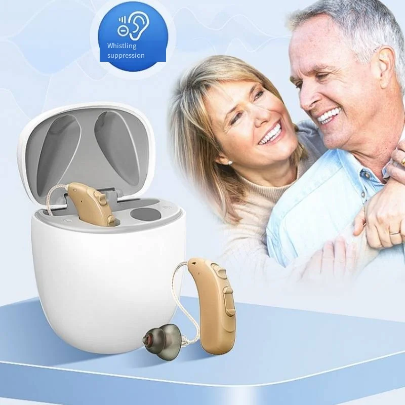 2024 New High Power Binaear Best Invisible Rechargeable Digital Senior Youth Hearing Aids Earphone Sound Amplifier Easy To Use