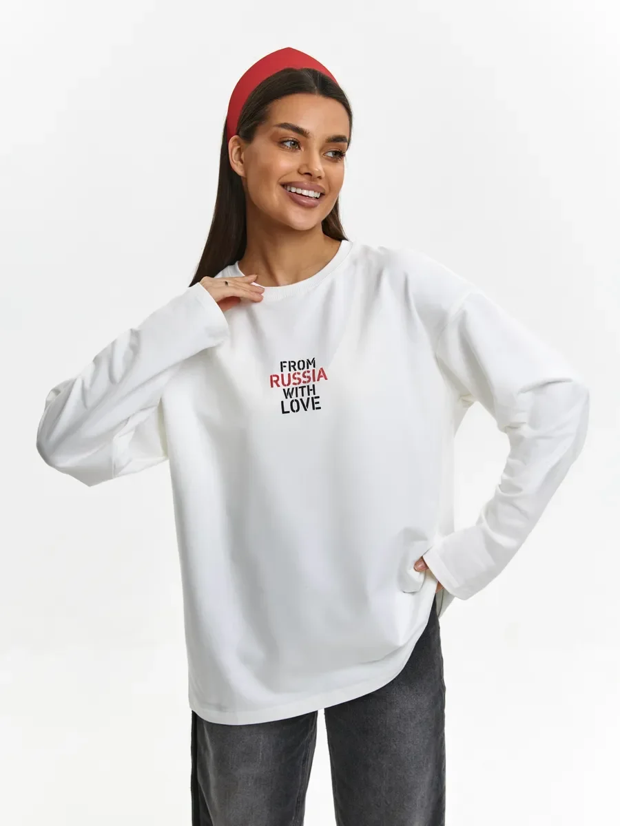 Spring Autumn New Women's Minimal Text Graphic Print Long Sleeve T Shirt 100% Cotton O Neck Loose Casual Daily Fashion Top
