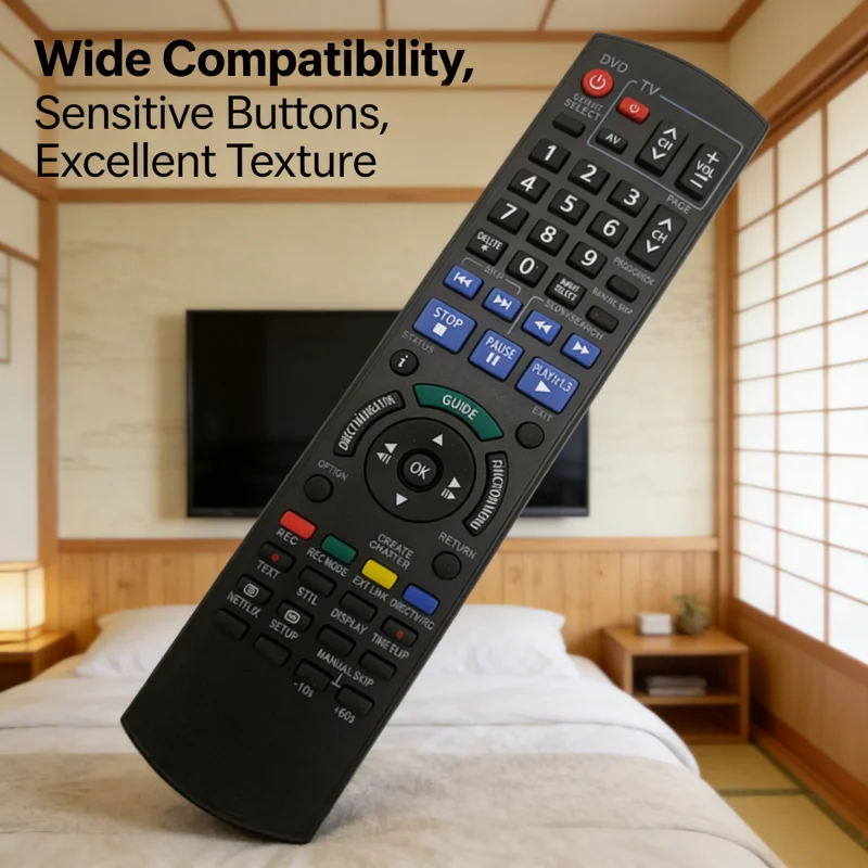 

New N2QAYB000127 Remote Control Replacement Compatible with Panasonic DMR-EX78EB DMR-EX88EB DMR-EX77EB Models