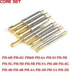 10 Pz Sonda di Prova PH-6H PH-6G PH6D PH-6A PH-5J PH-5H Sonda Rotonda Piatta a Nove Mascelle Sonda a Tazza Punta dell'ago Sonda Ago di Prova Retrattile