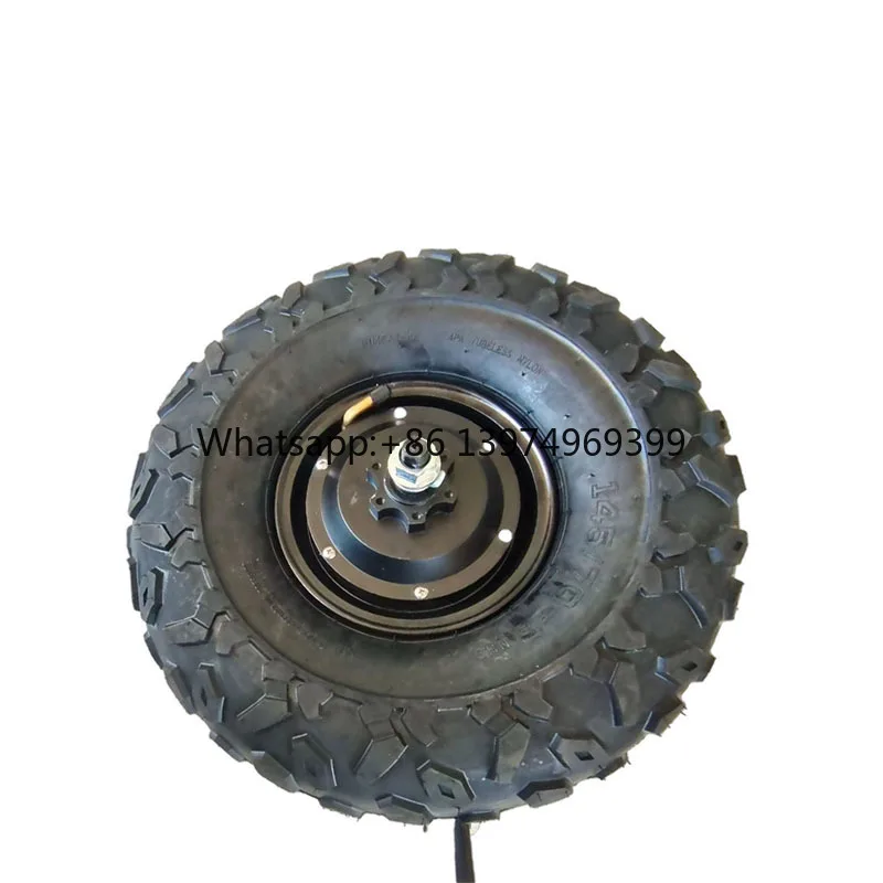 Built in Encoder Electric Wheel Motor With Reduction Gear 14.5Inch High Torque Low Speed Bldc Servo Hub Motor With Hall Sensor
