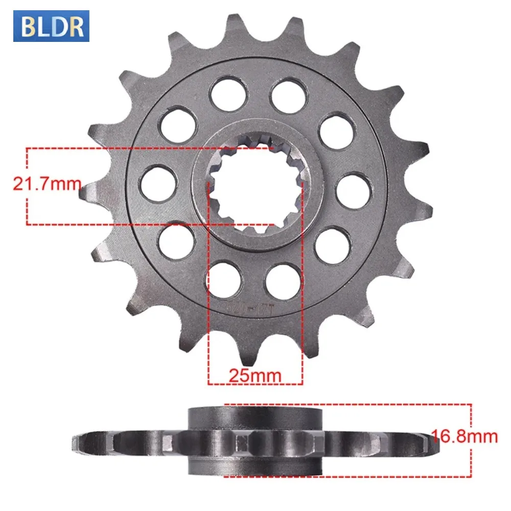 520 16T 17T Front 38T 39T 41T 43T Rear Sprocket for HONDA NC750 2014-2024 NC700  CT700 D N ND CTX700 NSS750 NC 700 750 - view 2