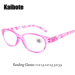 Fashion Women Pink Reading Glasses Small Light Weight Ladies Presbyopic Eyeglasses Reader Eyewear 1.00 1.50 2.00 2.50 3.00 3.50