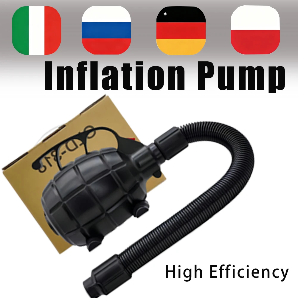 DIY EU/US Plug 600W Air CompressorPortable Air Mat Electric Air Pump Household Camping Utility Tool Air Bed Air Inflation Tool