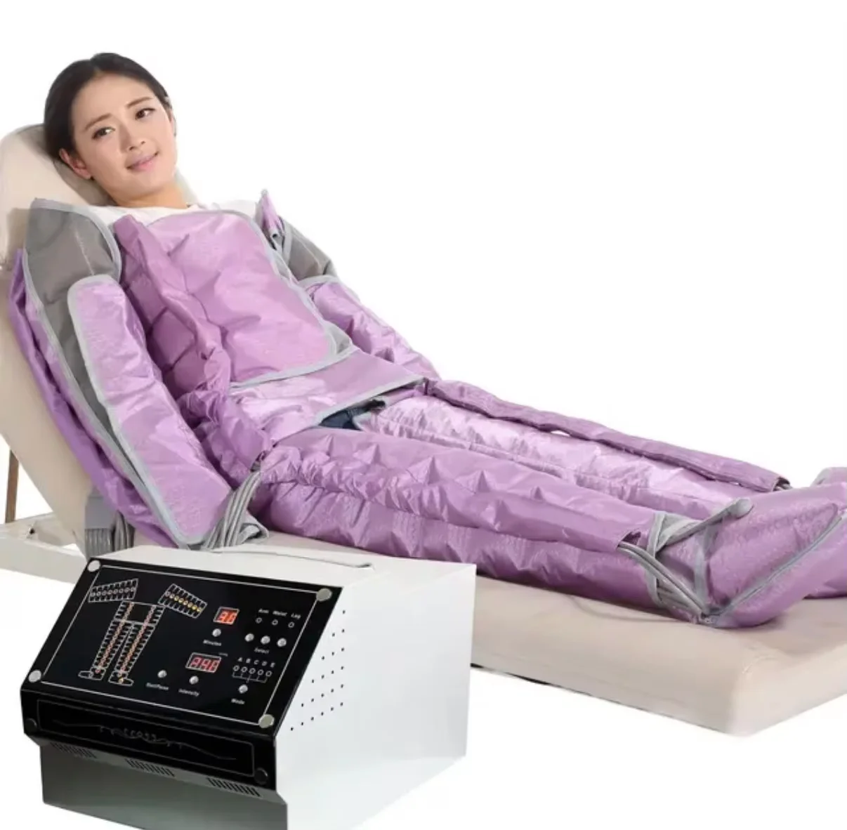 Air Therapy Whole Body Massage Machine Equipment Leg and Arm Recovery Circulation 44 Airbag Pressure