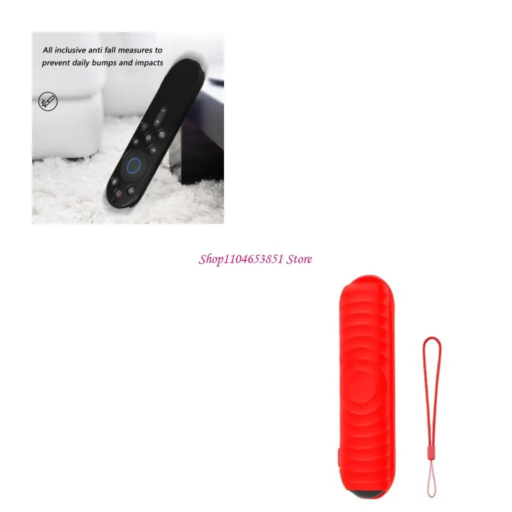 Flexible Silicone Cover for A7D Television Remote Control Anti Slip Grip Precised Button Access Shockproof Sleeve 
