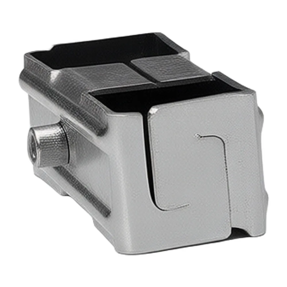 Stainless Steel 201 25x25mm Square Tube Joint 6pcs 3.19in Long with Dual Through Holes 25mm and 26mm for Structural Integration