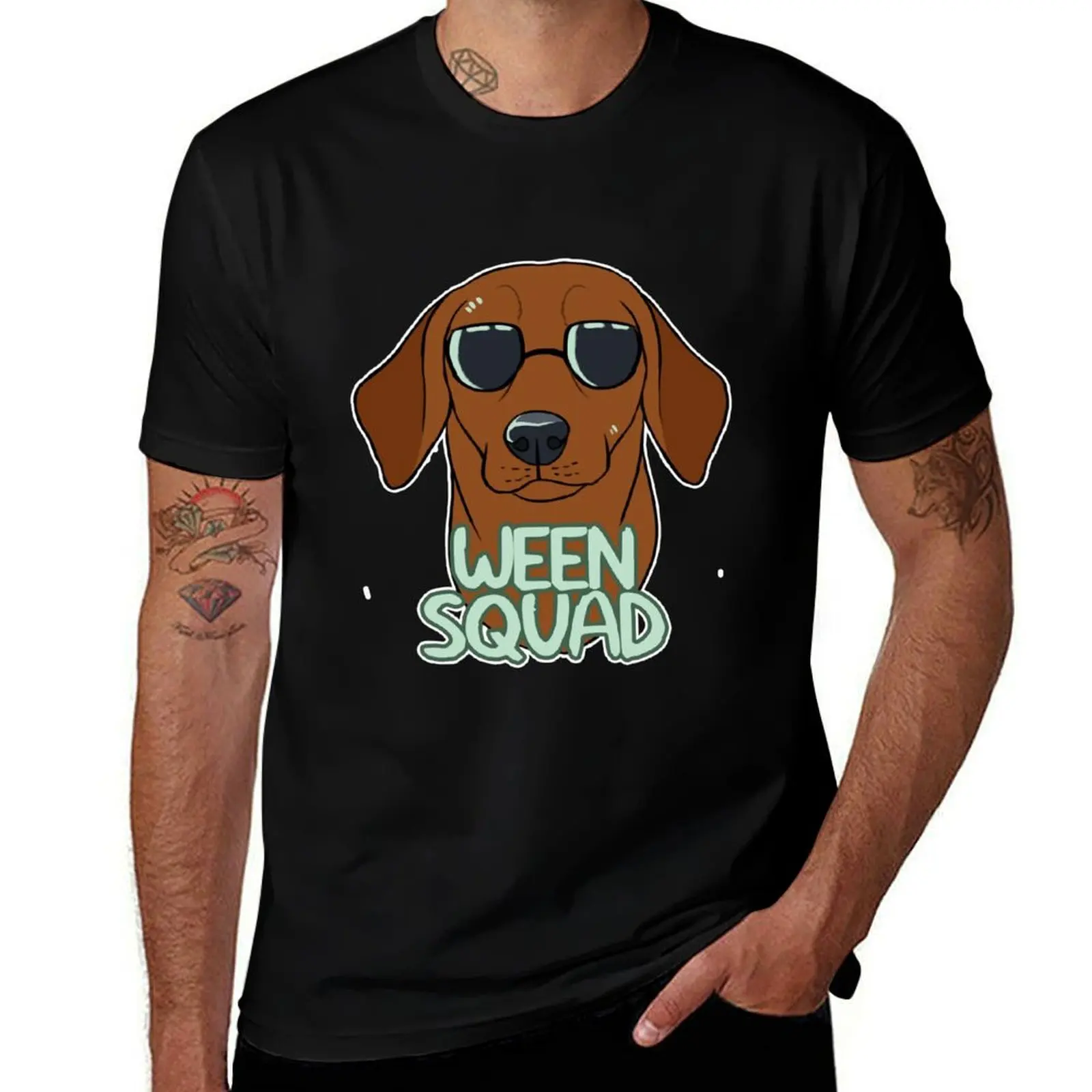 WEEN SQUAD (shorthaired red) T-Shirt Lightweight Gym Training T-Shirt